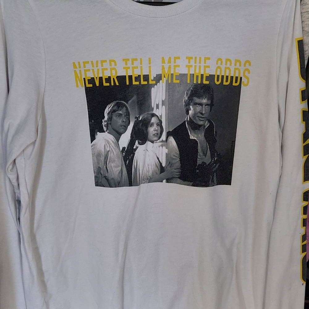 Large women's long sleeve tee